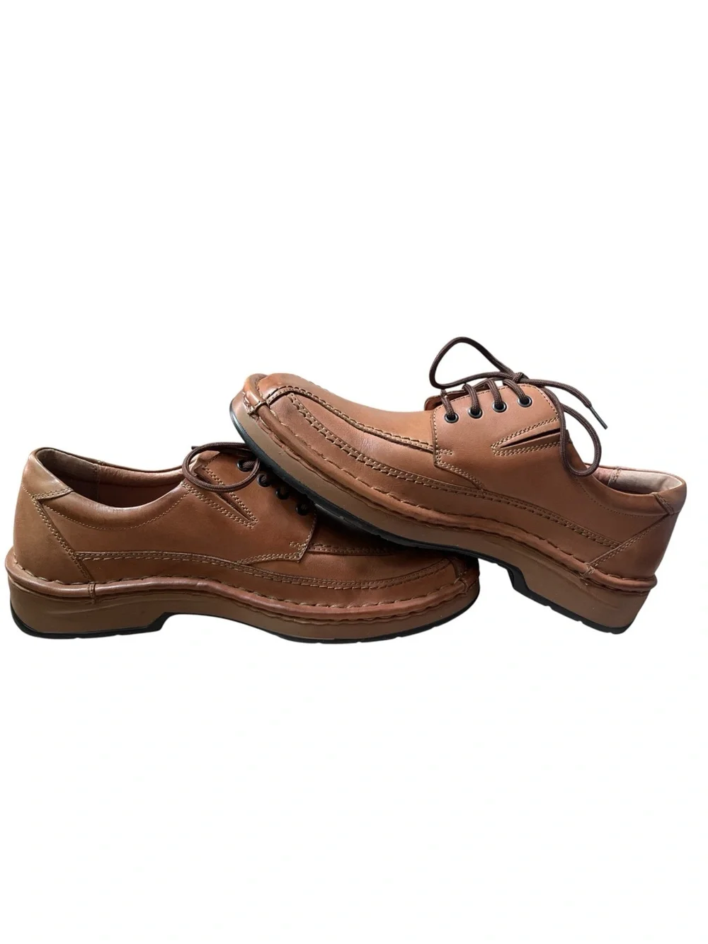 Alfani Nomad Leather Loafers Cognac Men's Size 9 Slip On Dress Casual Shoes